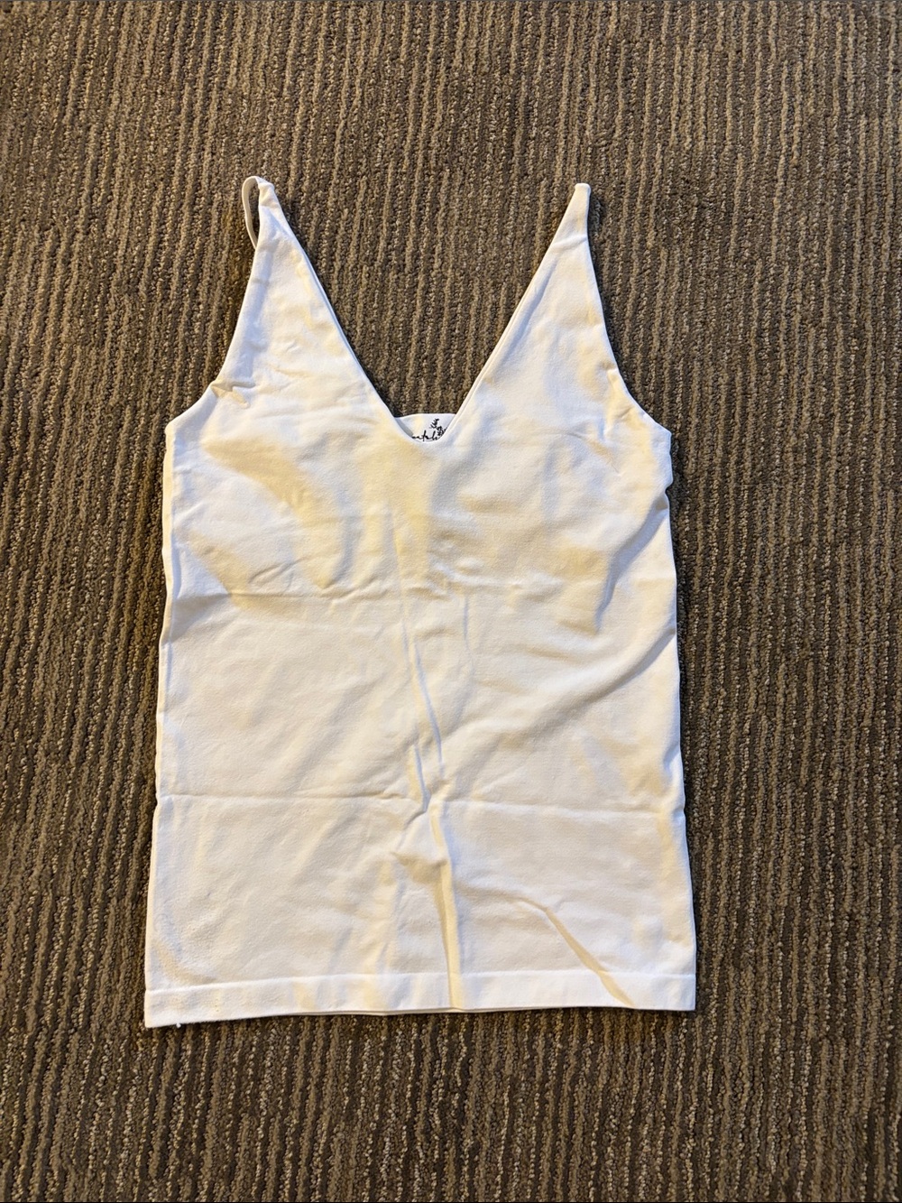 White cami with built in bra